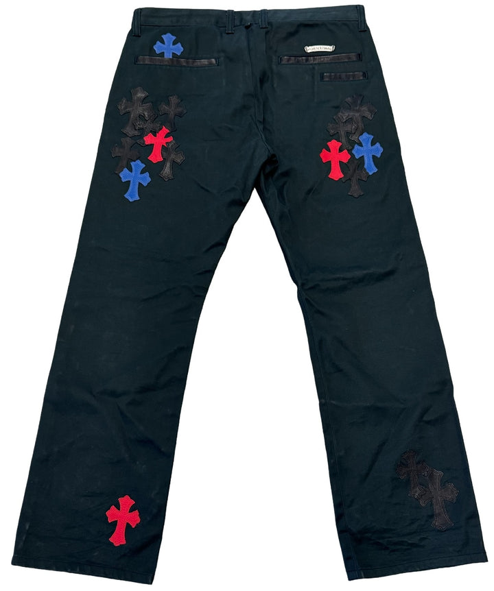 Chrome Hearts '35 Patch' Black Chino Pants