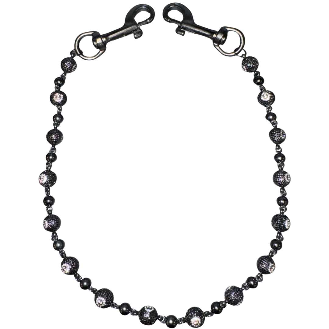 Starchain World '8 Ball' 26.5in Black Wallet Chain