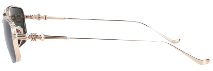 Chrome Hearts 'Gold' Dark Tint Lick'N Sunglasses