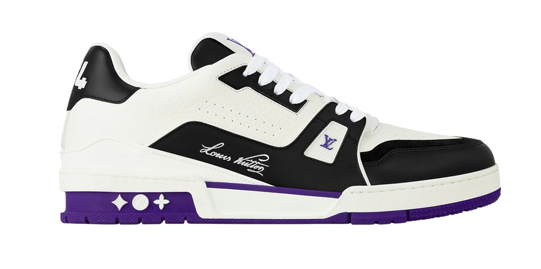 Louis Vuitton LV Trainer 'White/Black/Purple'