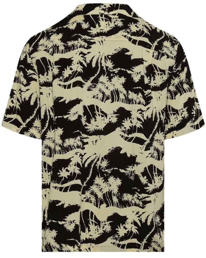 Celine Hawaiian Shirt Black Paille