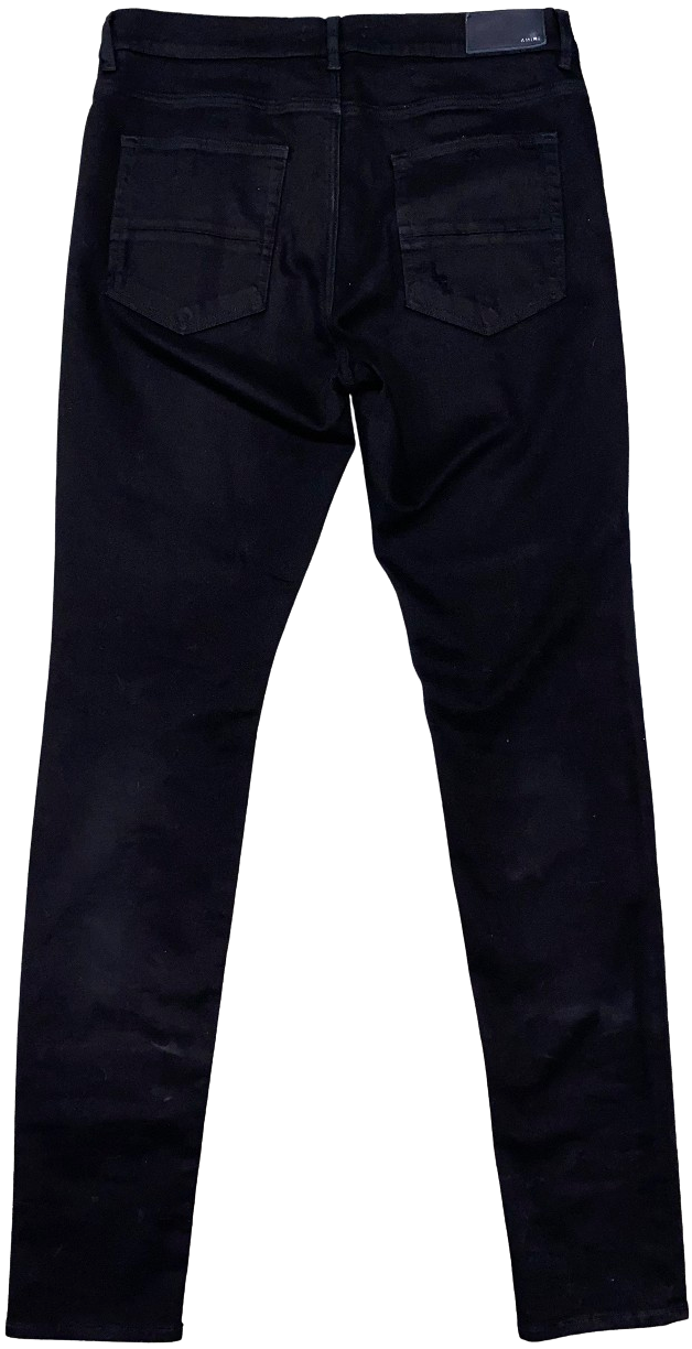 Amiri 'Slash' Slim Black Jeans
