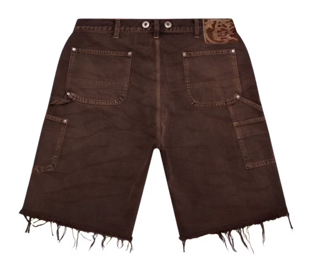 Hellstar Denim Shorts 'Brown'