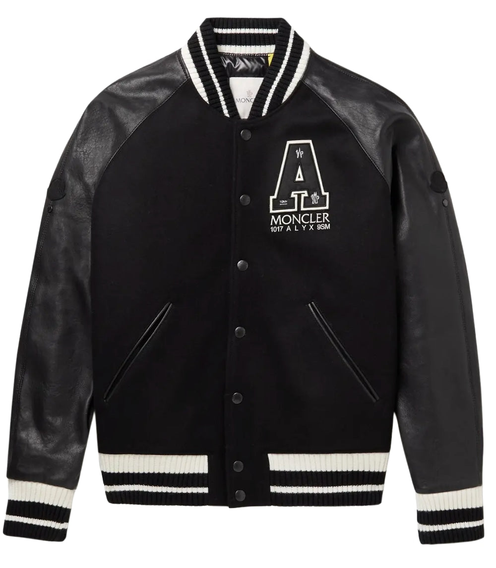 Moncler x Alyx 'Black' Varsity Jacket