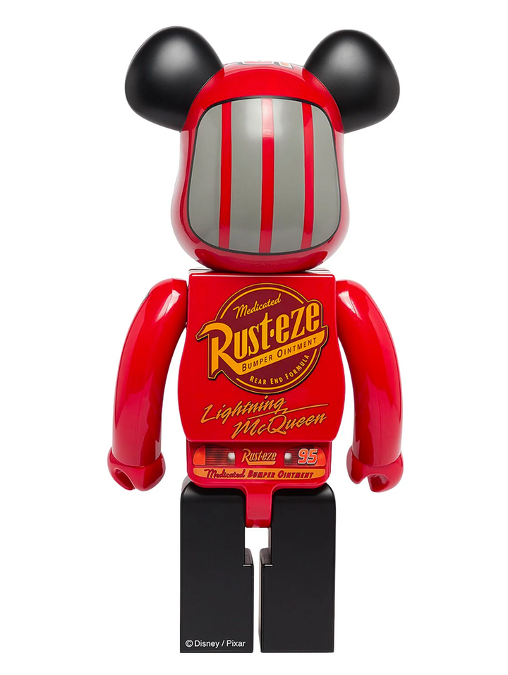 Bearbrick x Disney 'Lightning McQueen' 1000%