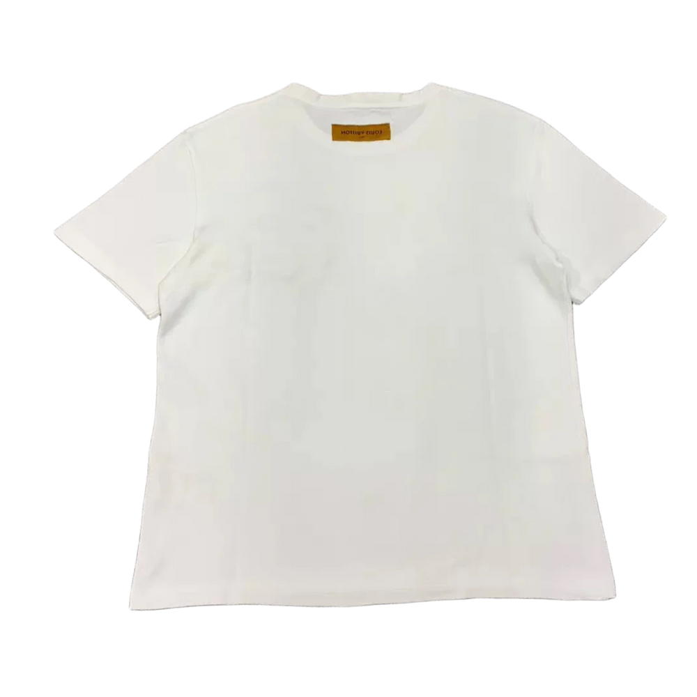 Louis Vuitton 'Cream' Ocean Animal Beaded Tee