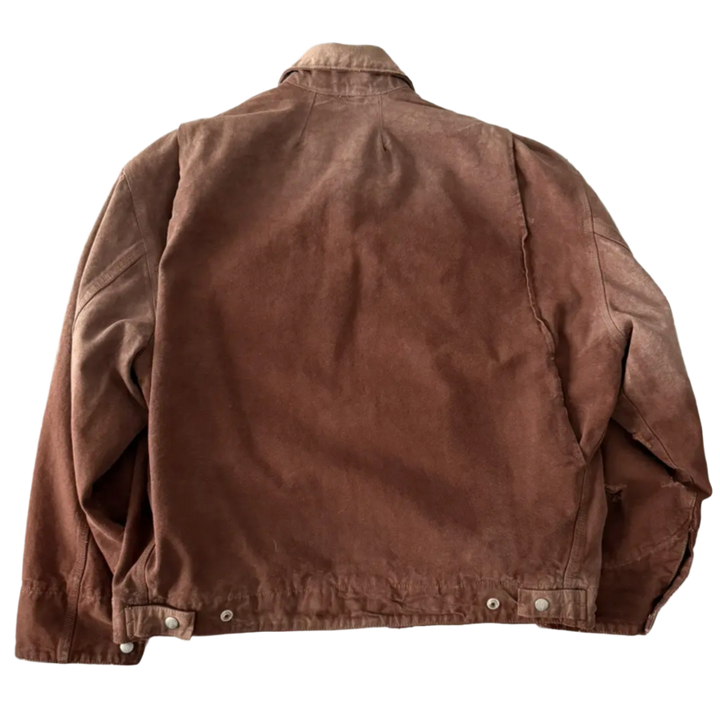 Enfants Riches Déprimés 'Logo' Brown Workwear Zip Up Jacket