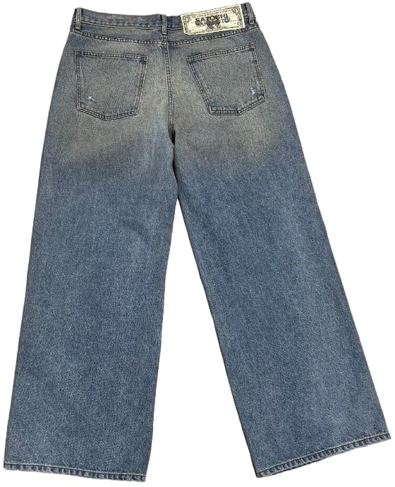 Satoshi Nakamoto 'Blessed To Be Stressed' Distressed Jeans