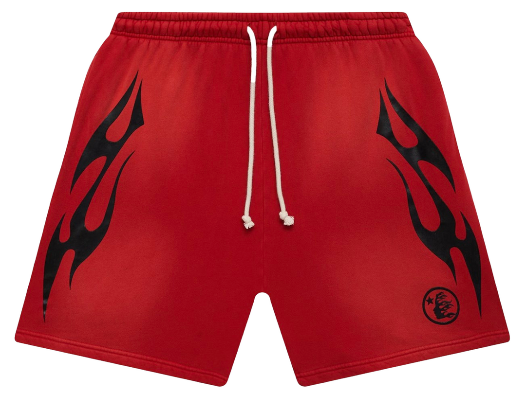 Hellstar 'Flame Shorts' Red