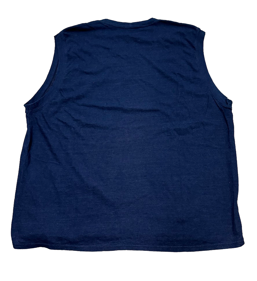 Kapital 'Smiley' Blue Sleeveless Tee