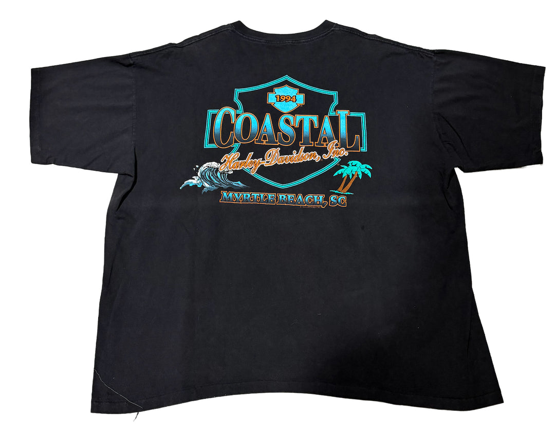 Harley Davidson 'Chrome Coastal' Vintage Tee