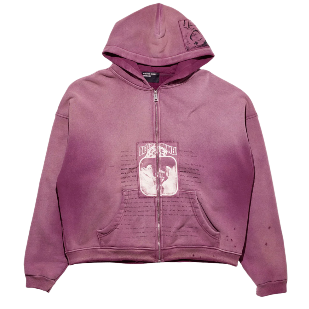 Enfants Riches Deprimes 'Vintage Red' R/P/S ASML Zip Hoodie