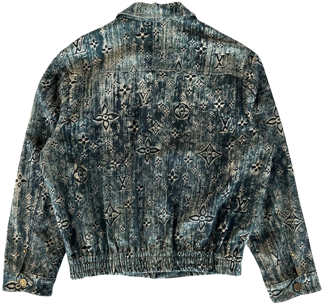 Louis Vuitton 'Blue Star' Monogram Jean Jacket