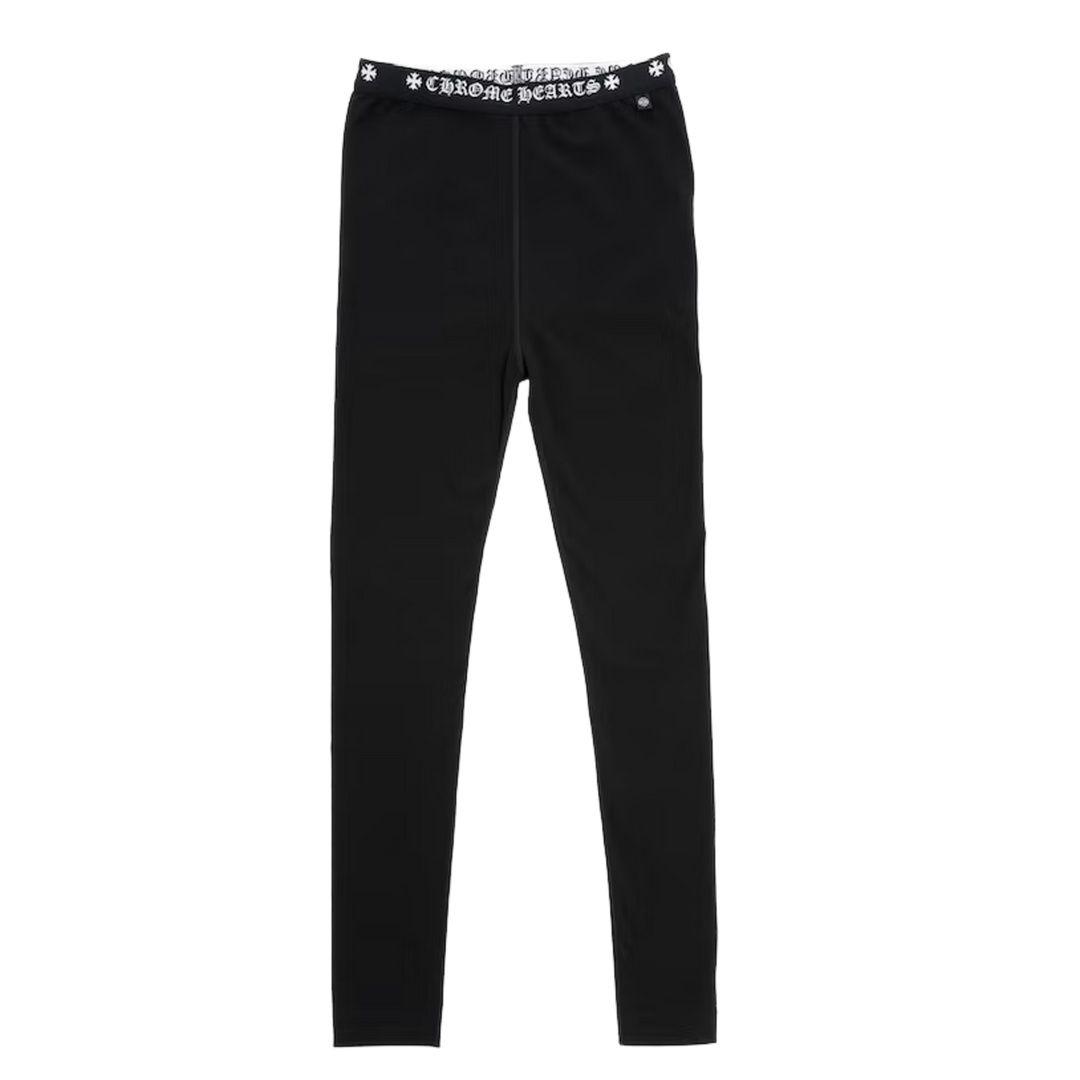 Chrome Hearts Logo 'Black' Horseshoe Logo Leggings