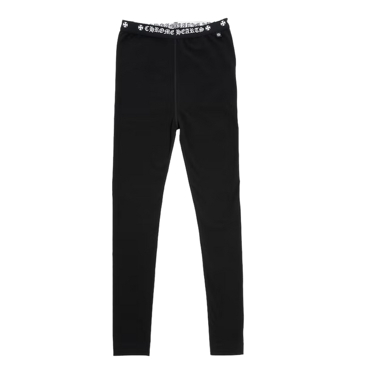 Chrome Hearts Logo 'Black' Horseshoe Logo Leggings