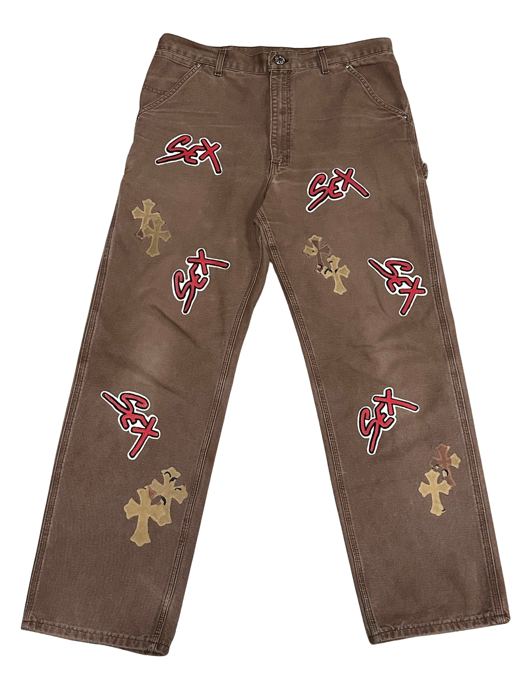 Chrome Hearts Matty Boy 'Sex Records' Vintage Carpenter Pants