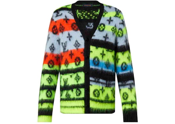 Louis Vuitton 'Monogram Mohair' Multicolor Cardigan