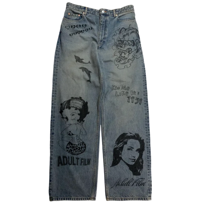 Adult Film Society 'Tempted Cut' Jeans