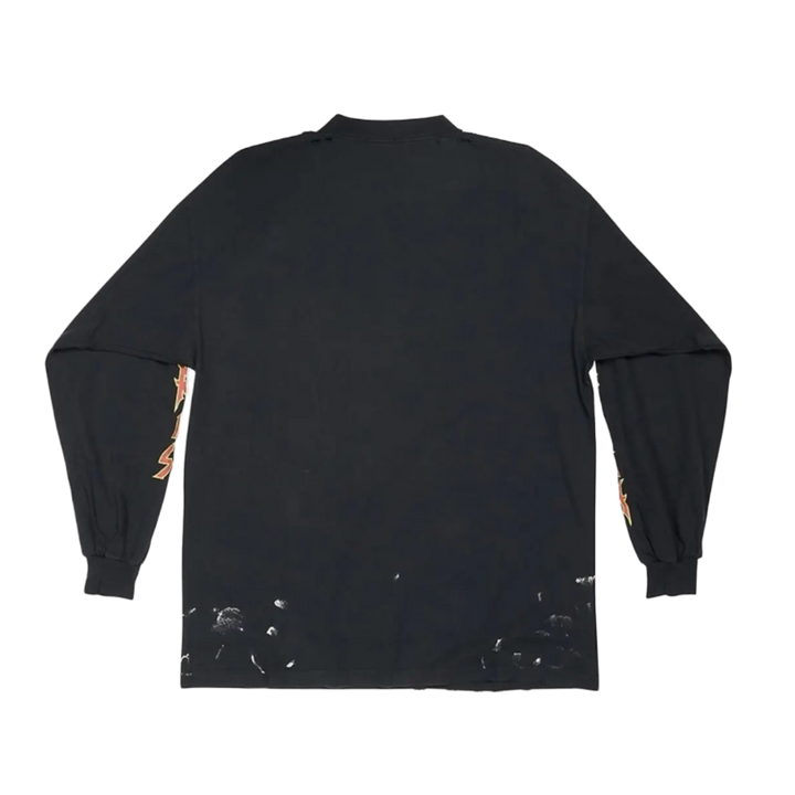 Balenciaga Metal Long Sleeve T-Shirt Oversized Black &