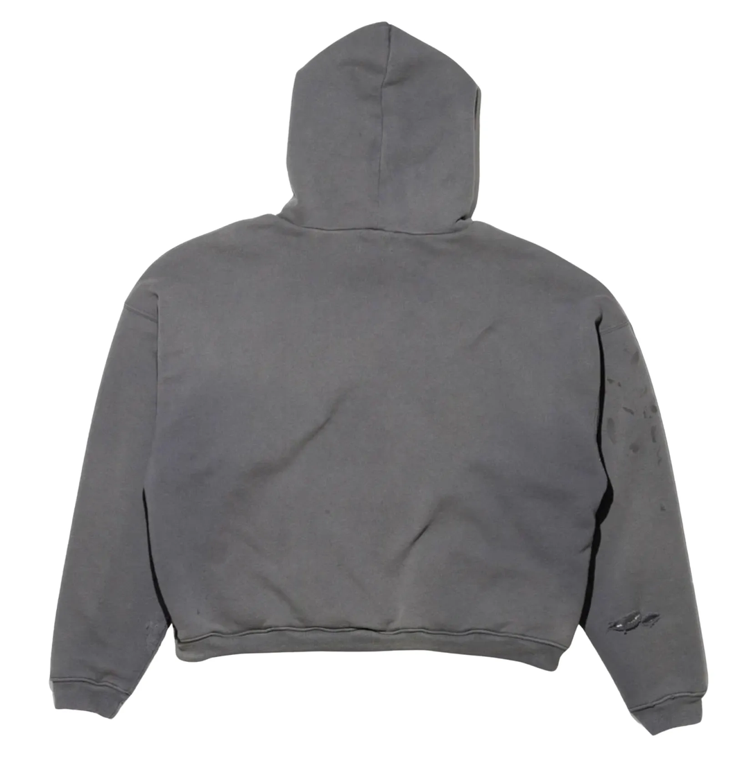 Enfants Riches Déprimés Thermal Lined Distressed Logo Hoodie