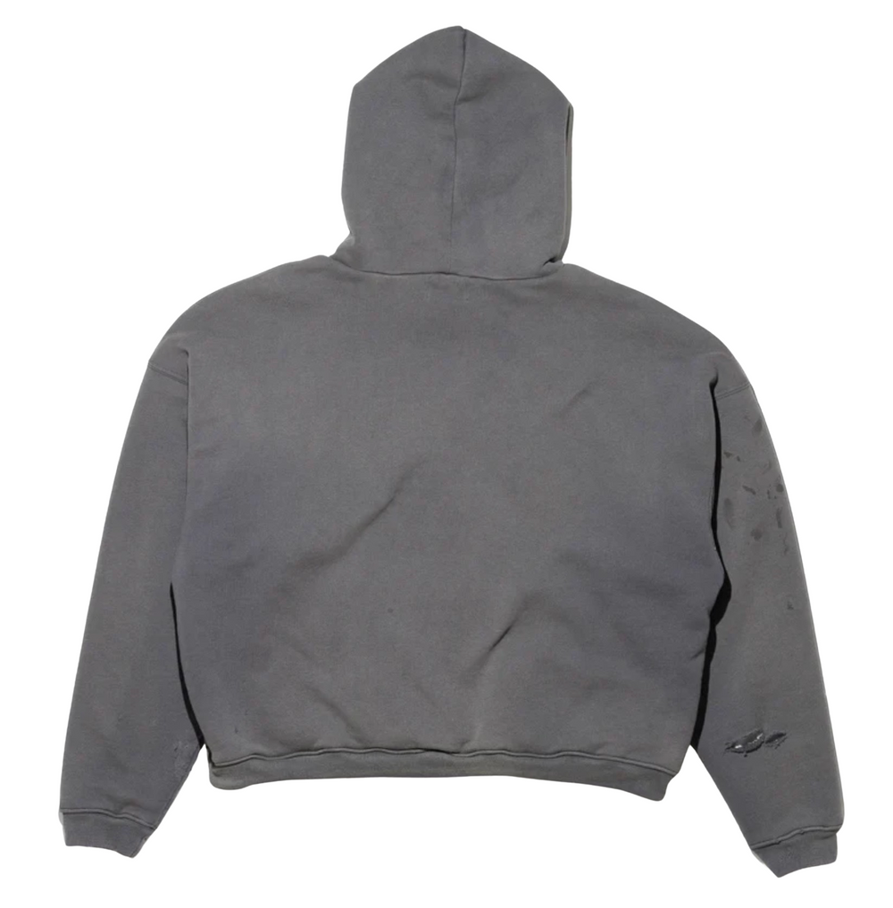 Enfants Riches Déprimés Thermal Lined Distressed Logo Hoodie