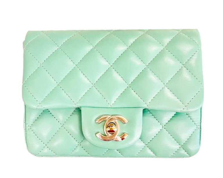 Chanel 'Mint' Classic Flap Mini Bag
