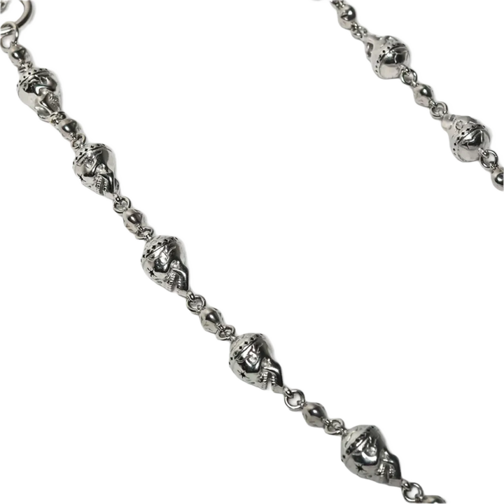 Starchain World Silver Skull Wallet Chain - No Stones