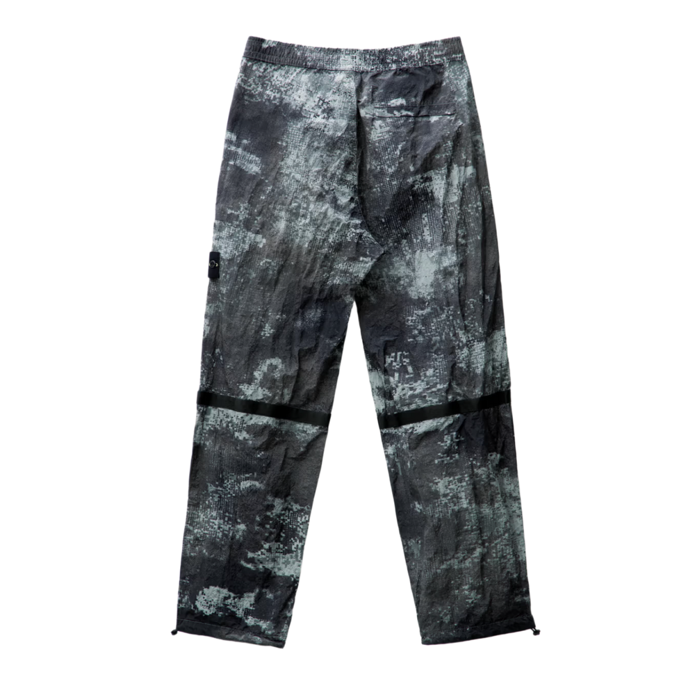 Stone Island 'Black/Grey' Dissolving Camo Loose Fit Nylon Pants