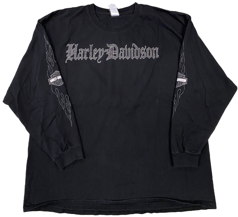 Harley Davidson 'Black Rivers Fall, WI' Vintage Longsleeve Tee