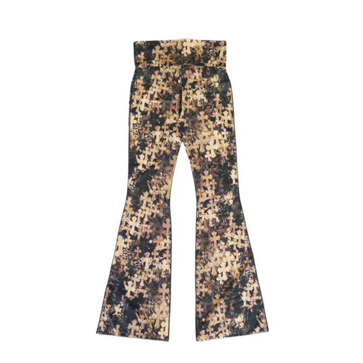 Chrome Hearts 'Cross Print' Womens Mesh Leggings