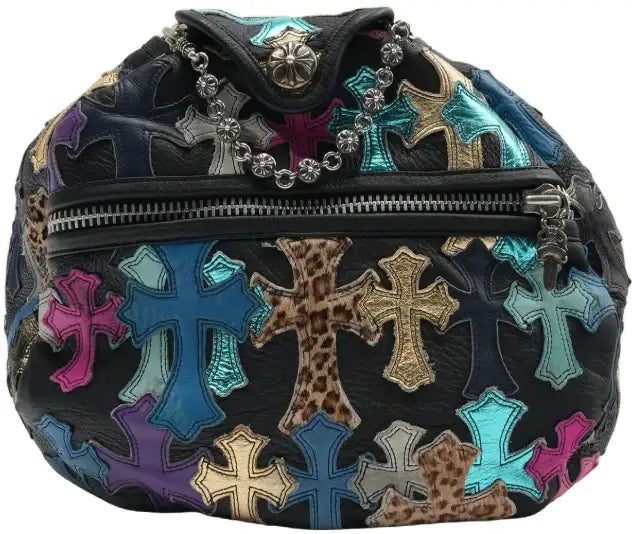 Chrome Hearts 'XXL Multicolor Cross Patch' Duffel Bag