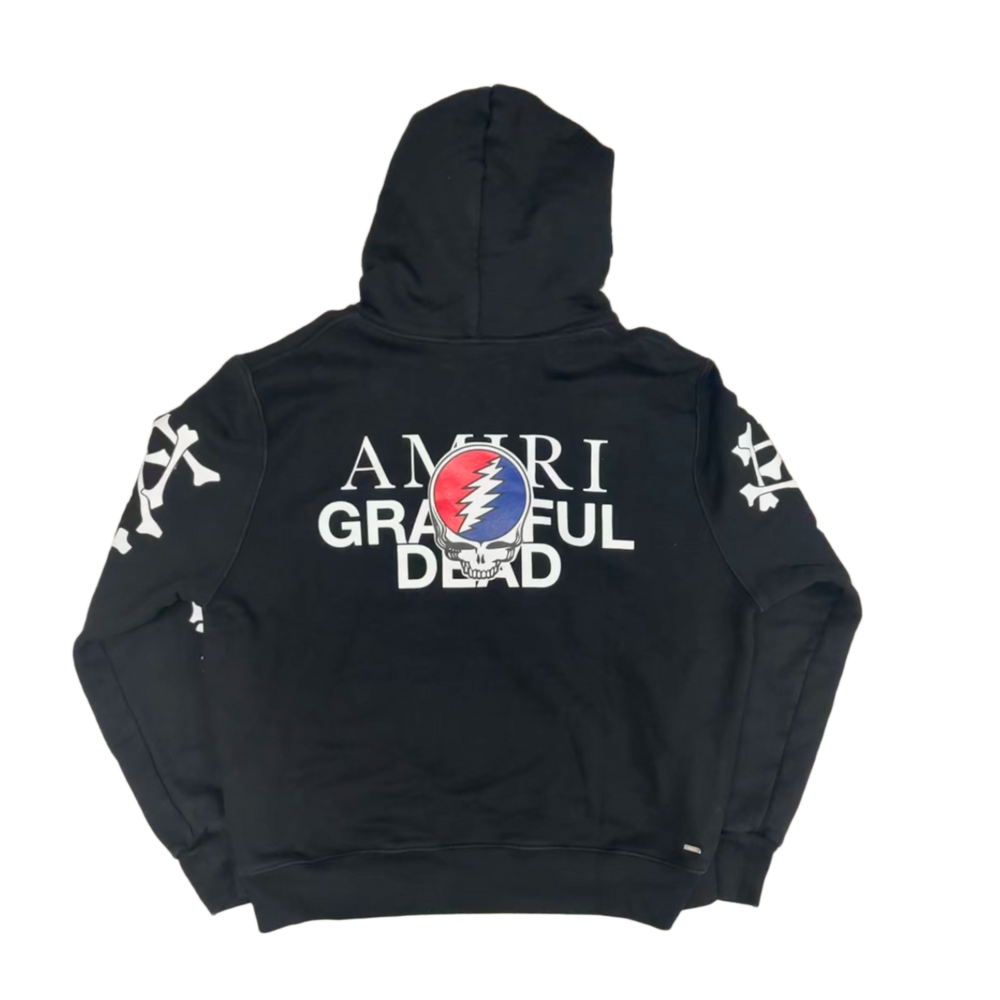 AMIRI x Grateful Dead 'Cross Bones Black' Hoodie
