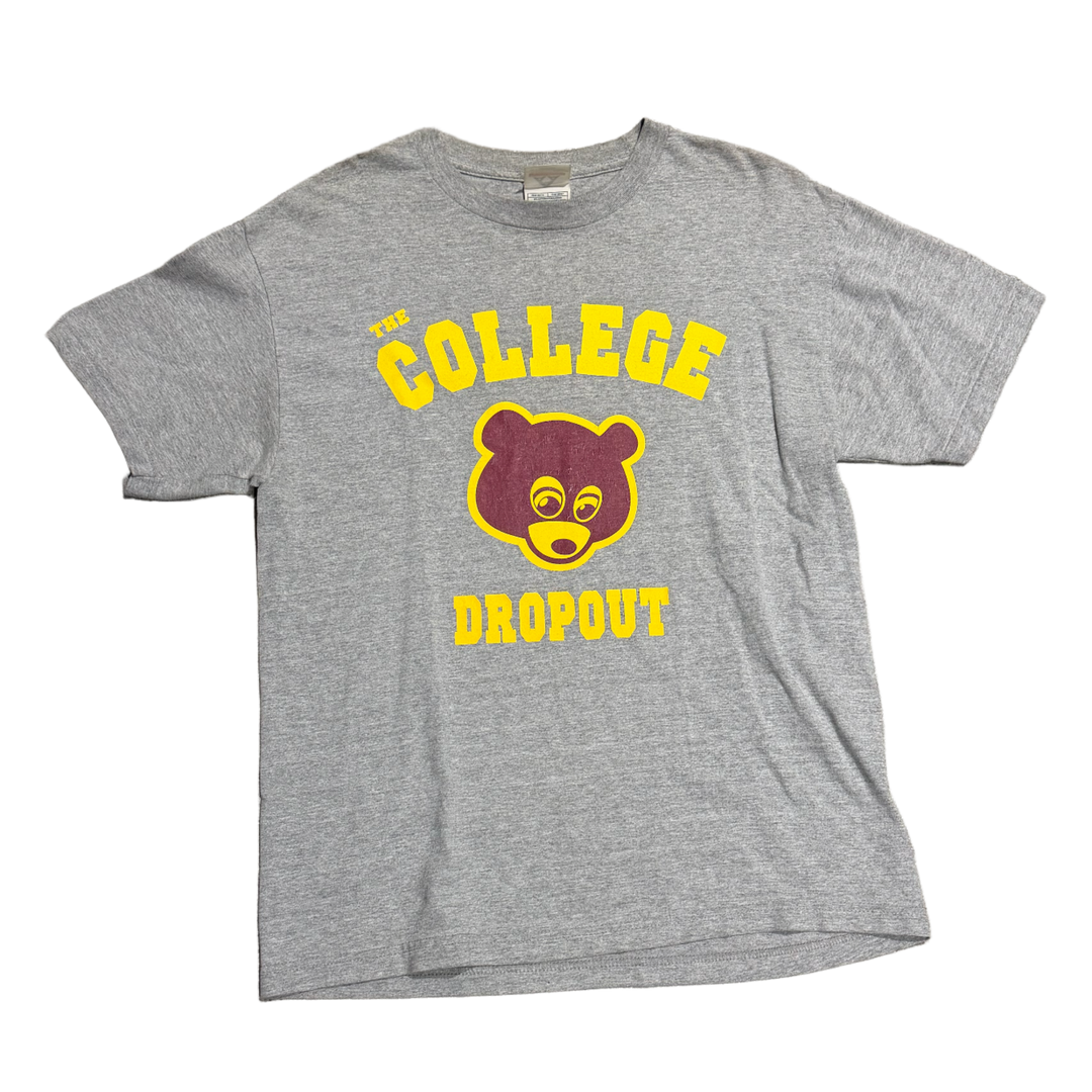 College Dropout 'Grey' Vintage Tee