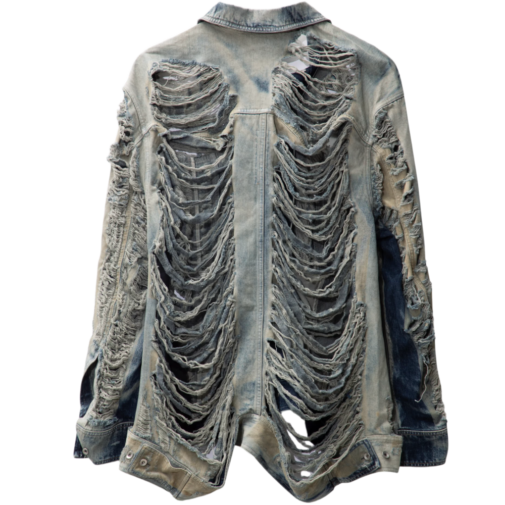 Rick Owens DRKSHDW 'Mineral Pearl' Jumbo Worker Jacket