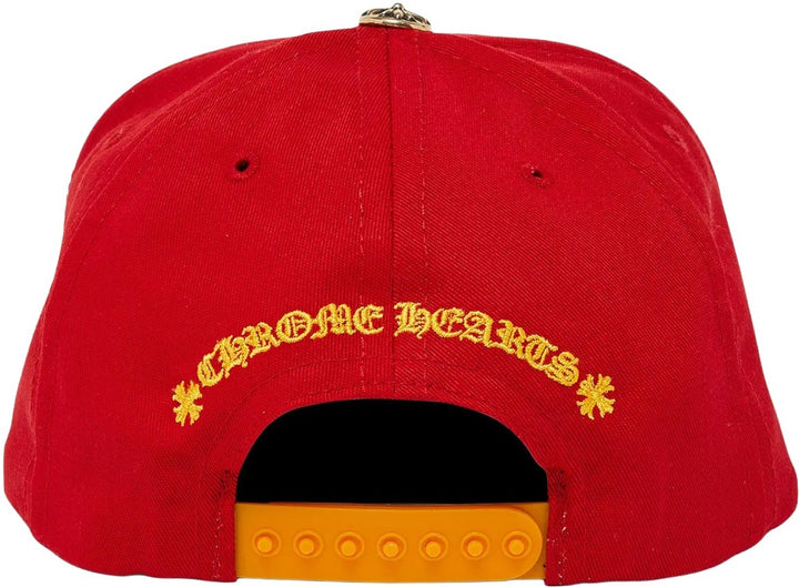 Chrome Hearts 'Red Yellow' CH Baseball Hat