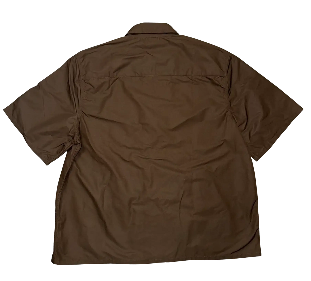 Chrome Hearts 'Brown' Nylon & Leather Double Knee Carpenter Short Chrome Hearts 'Brown' Nylon & Leather Double Knee Carpenter Short