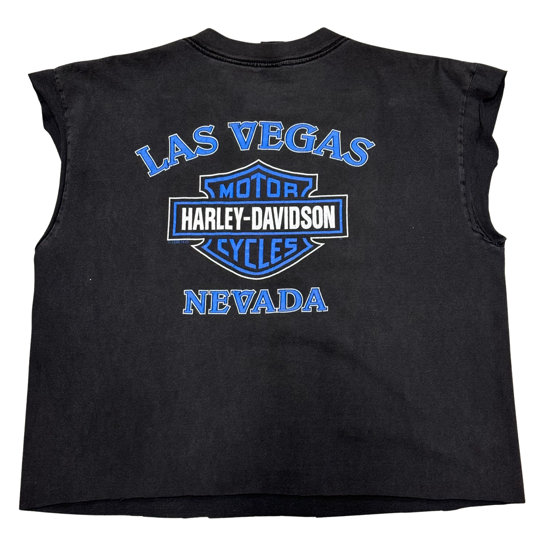 Harley Davidson 'A Cut Above The Rest' Vintage Cutoff Tee