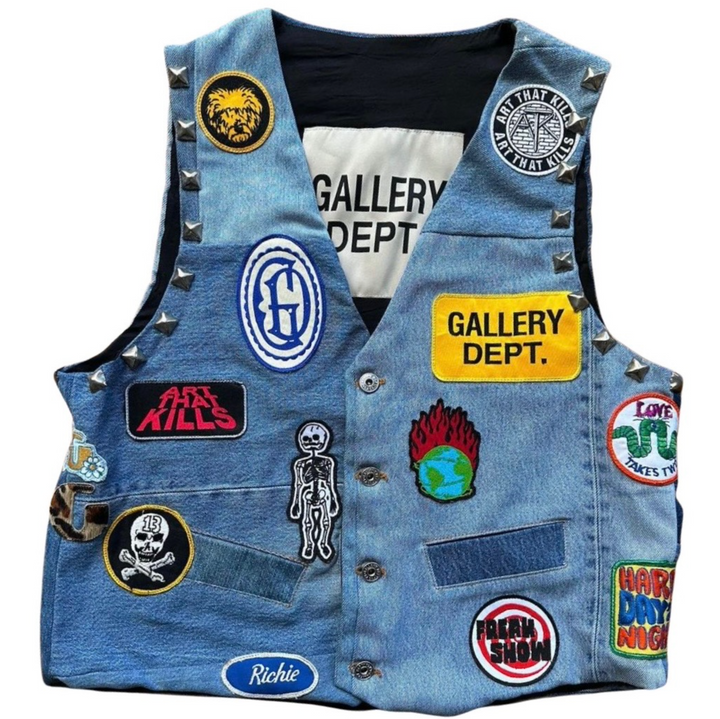 Gallery Dept. Patch Detail Denim Vest