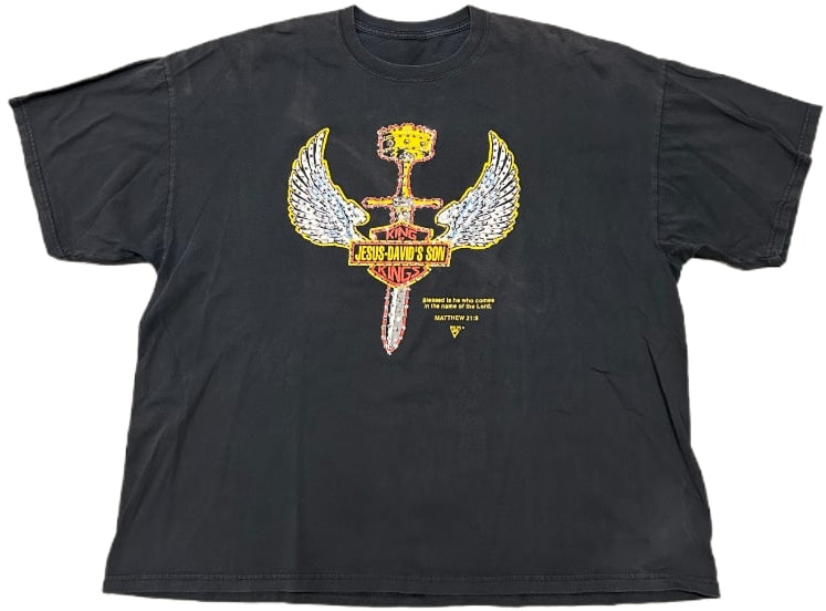 Harley Davidson 'Jesus-David's Son' Rhinestone Vintage Tee