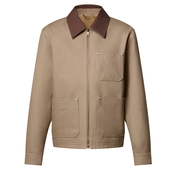 Louis Vuitton 'Tan Canvas' Work Jacket
