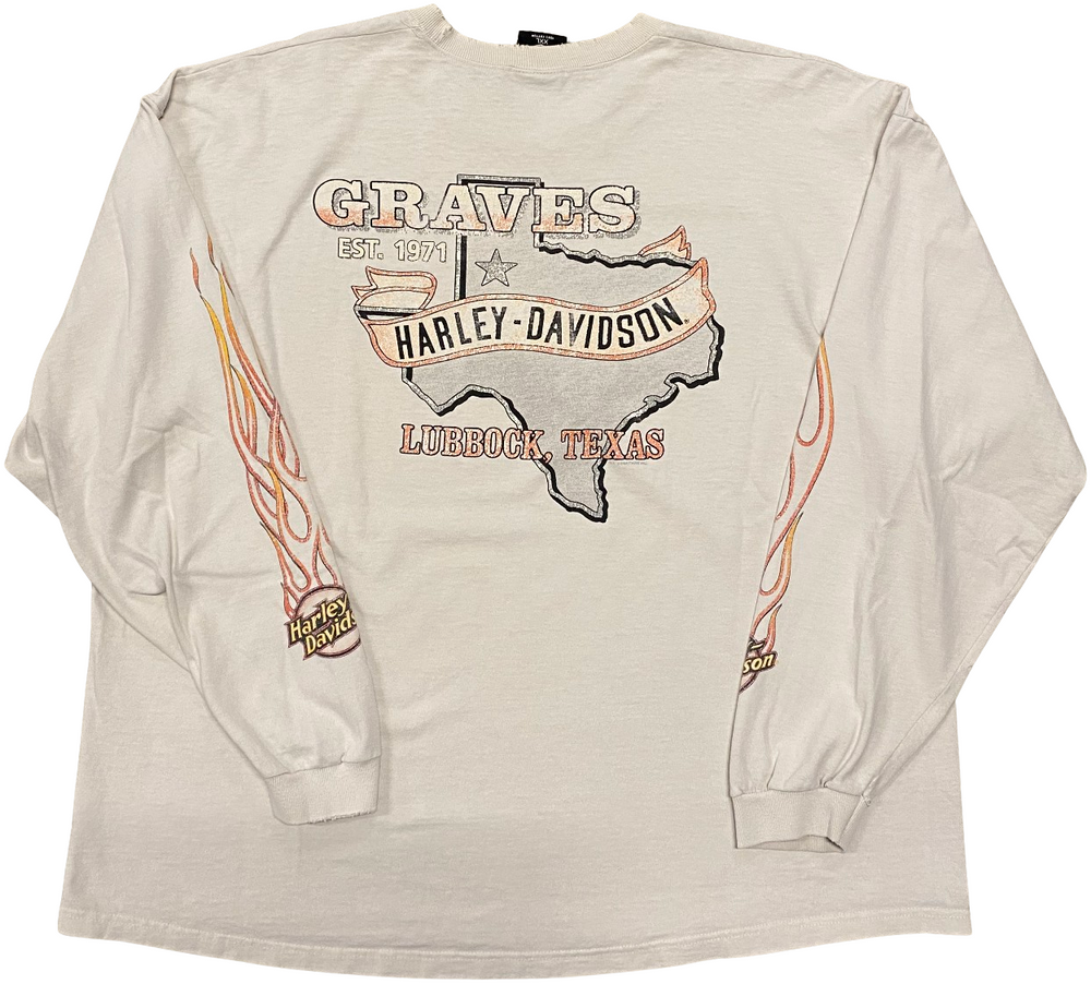 Harley Davidson 'Graves' Vintage Longe Sleeve
