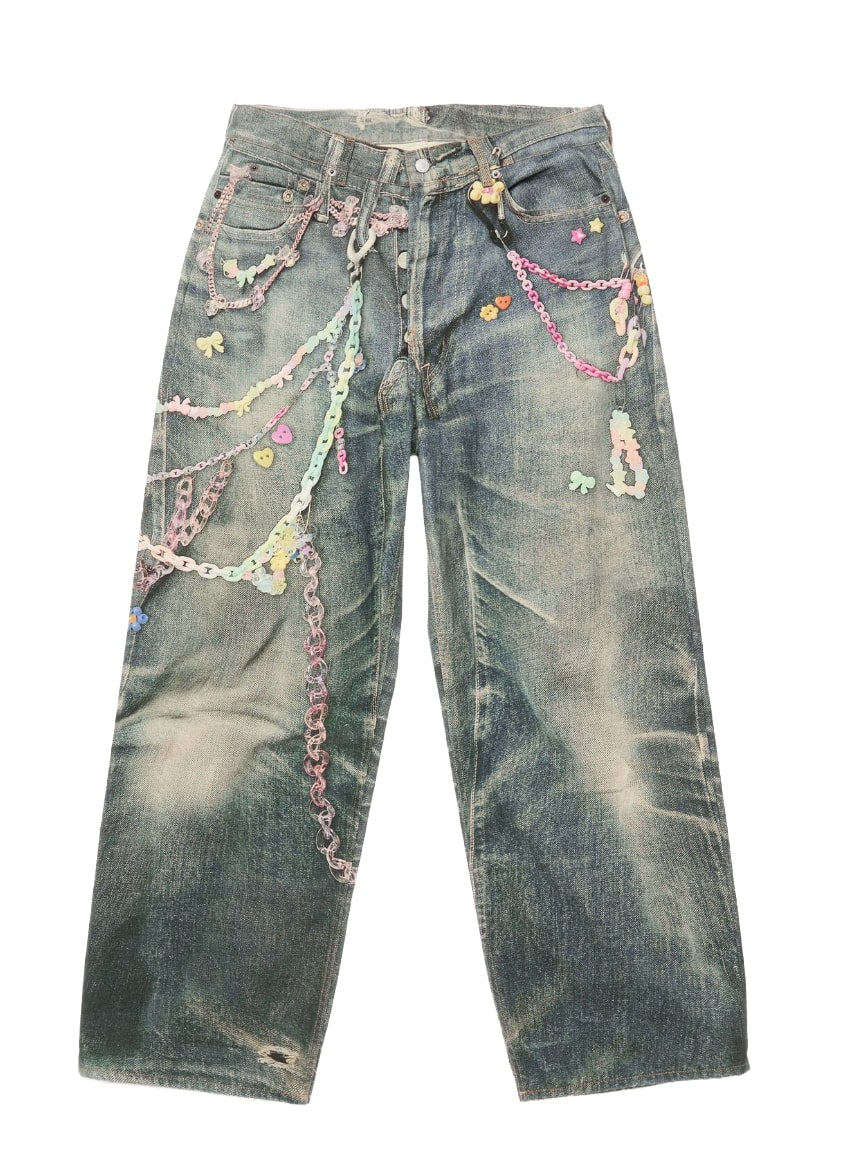 Acne Studios 'Kawaii Keychains' Jeans
