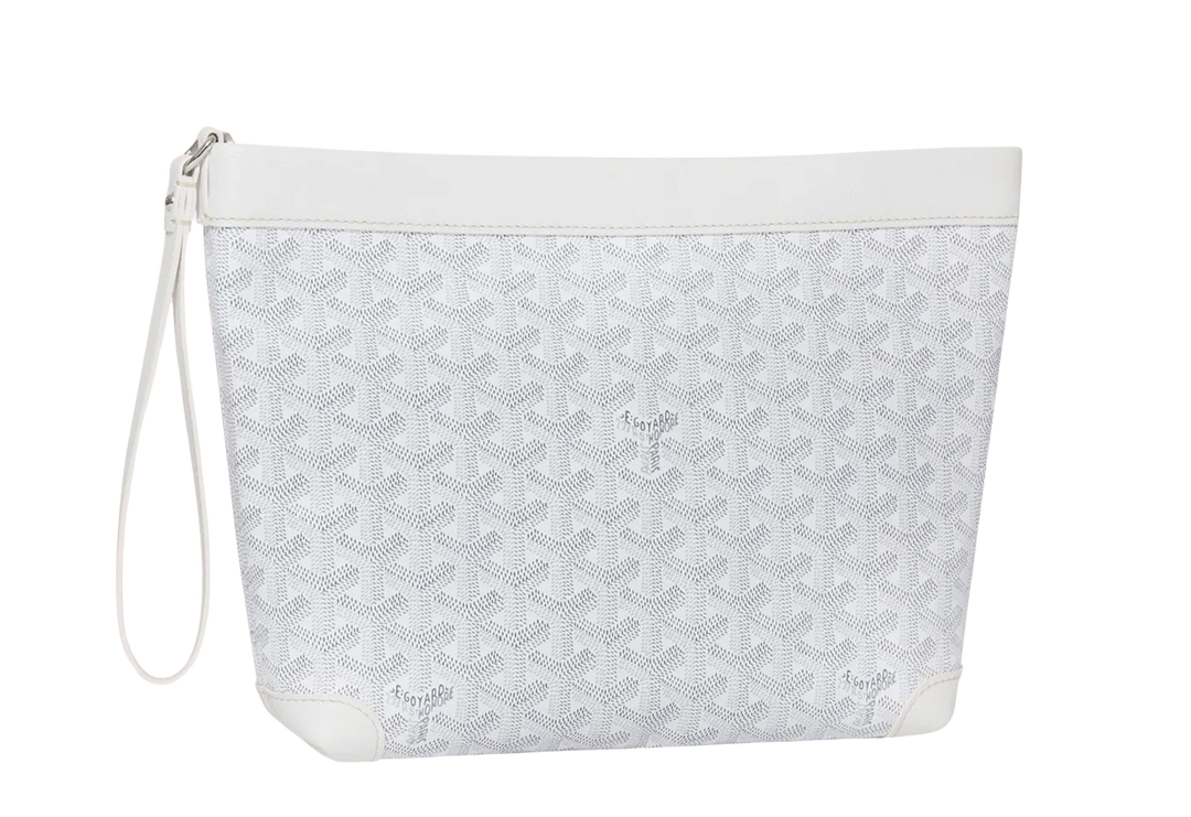 Goyard Conti Pouch White