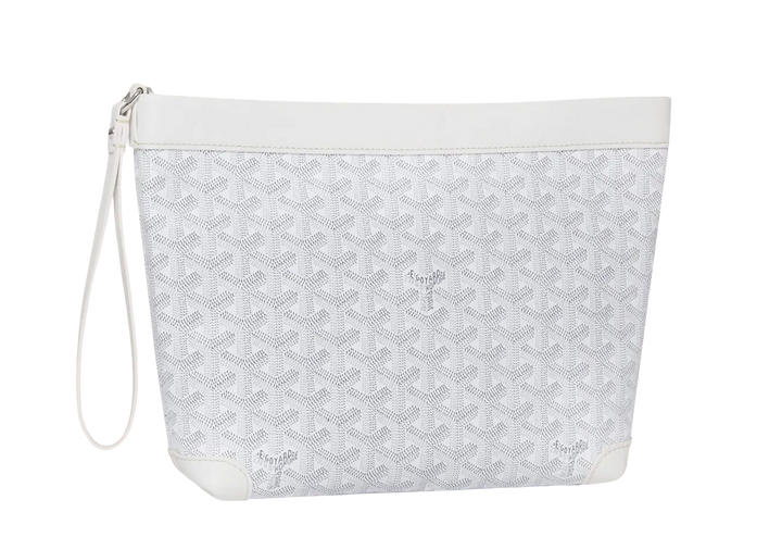 Goyard Conti Pouch White