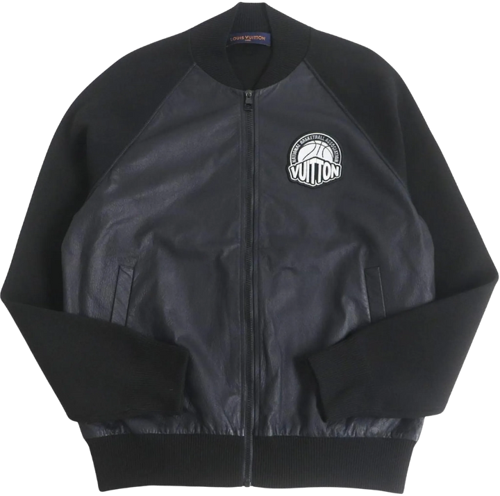 Louis Vuitton x NBA 'Black' Leather Jacket