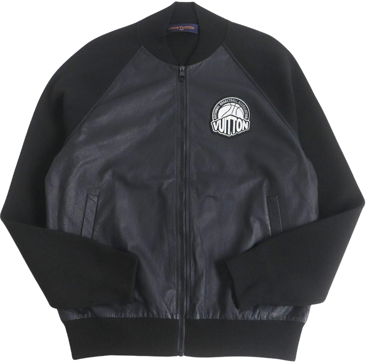 Louis Vuitton x NBA 'Black' Leather Jacket