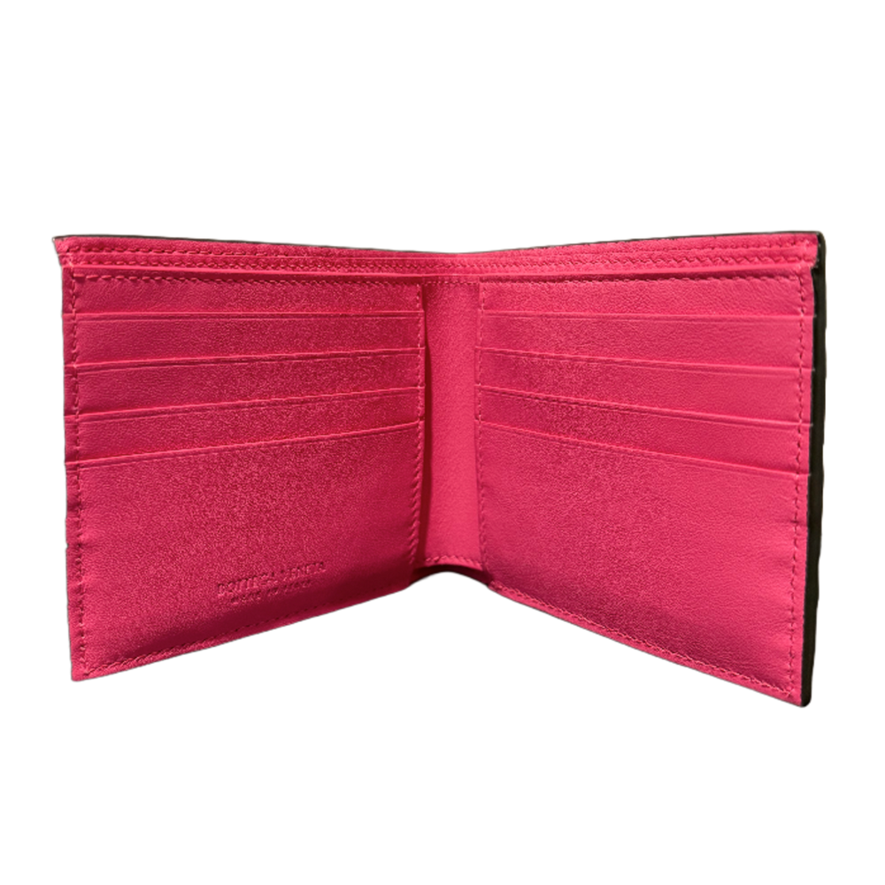 Bottega Veneta 'Intrecciato Leather' Crocodile Bi Fold Wallet