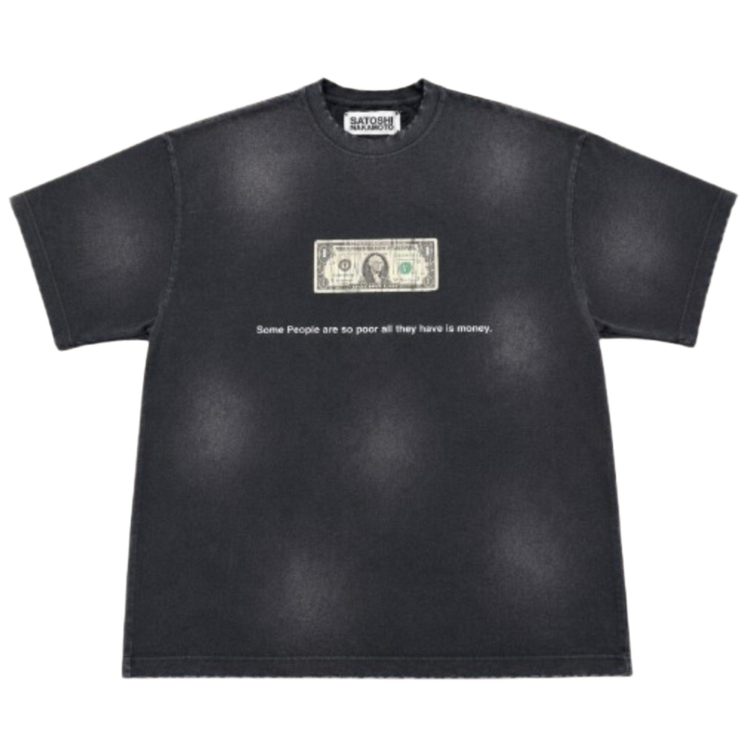 Satoshi Nakamoto Cup Half Full Tee