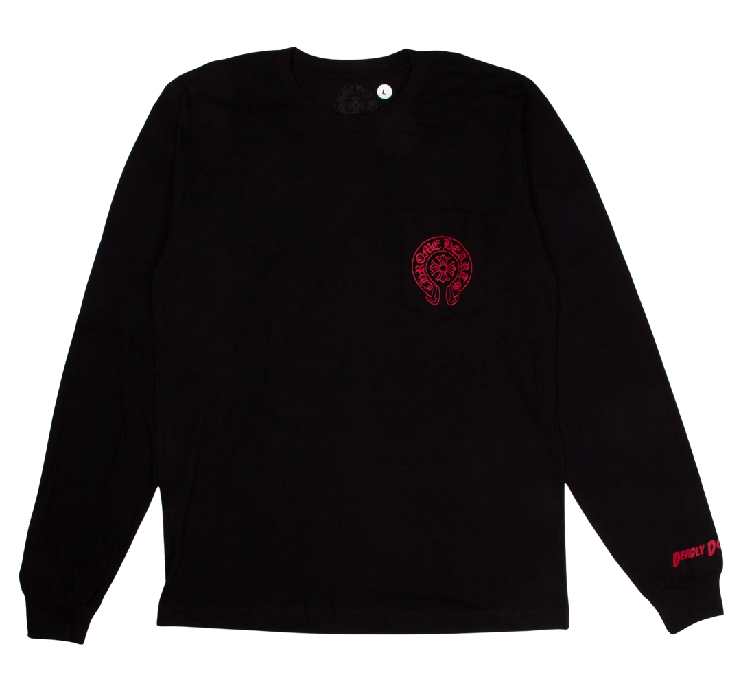 Chrome Hearts Deadly Doll 'Fire of Love' Longsleeve Tee