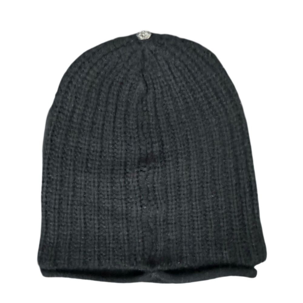Chrome Hearts Silver Star Patch Mohair Double Layer Beanie